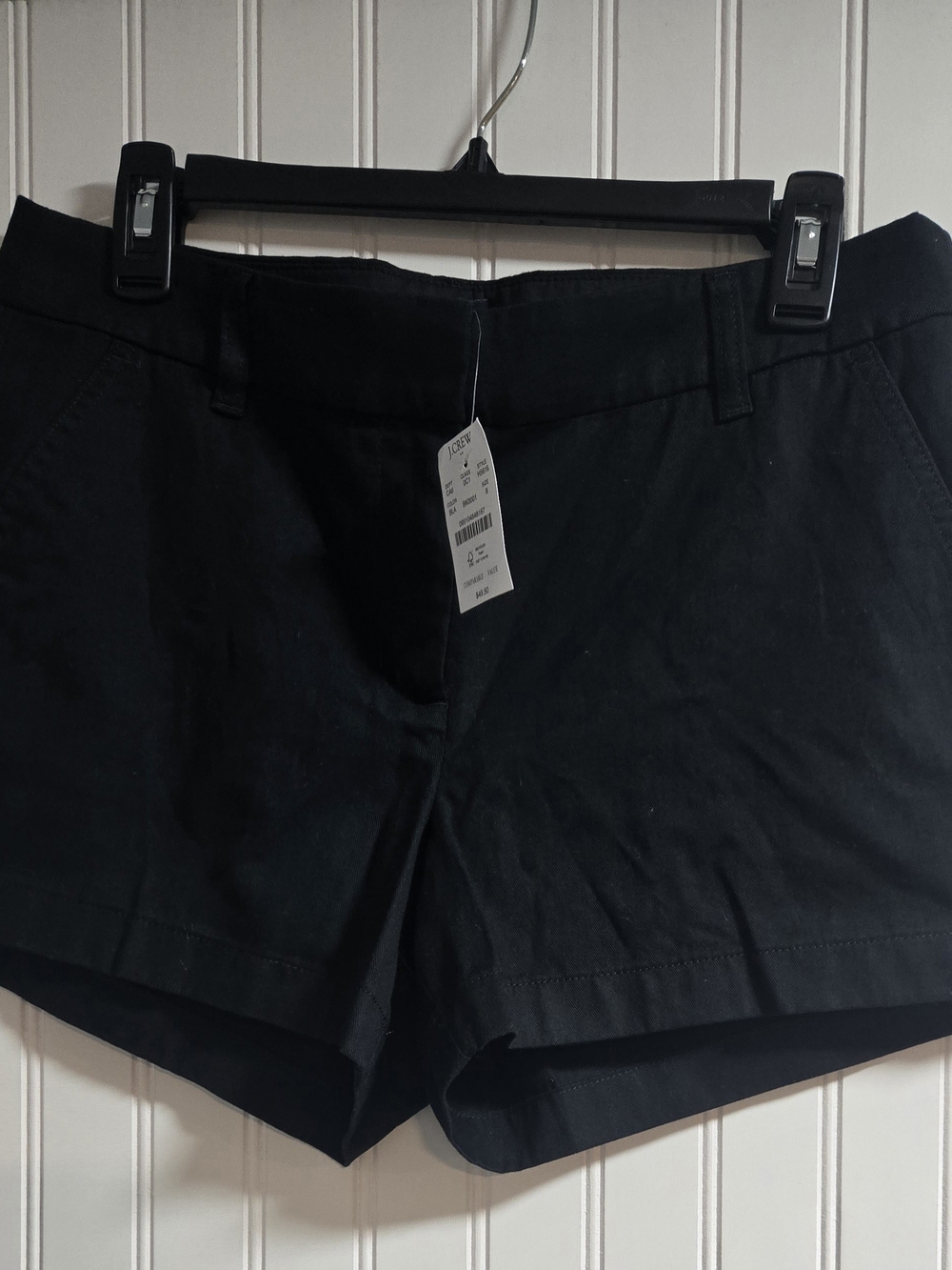 J. Crew Black Women's Chino Shorts - Sleek Casual Tailored Style